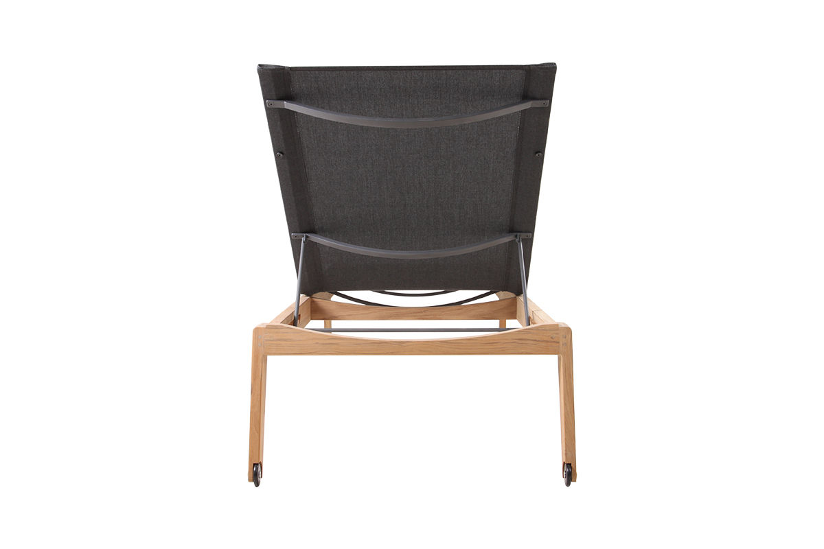 Maya Sun Lounger, Anthracite, Coated